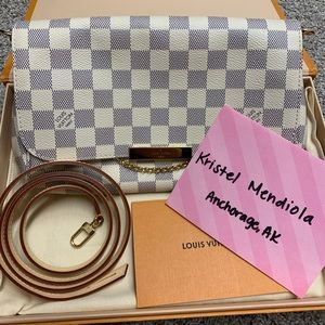 2019 Favorite MM  Damier Azur